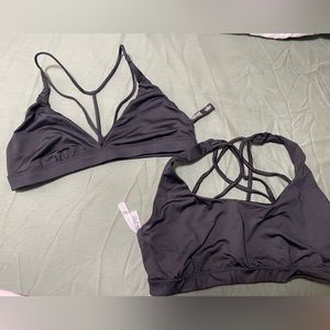 Sport bras. Unlined